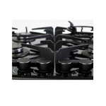 DRIJA ESTUFA Empotrable| 60CM A GAS VITRO | 4 QUEMADORES | VÁLVULAS DE SEGURIDAD | PERILLAS DE ACERO PARRILLA DE HIERRO | COLADO ENCENDIDO ELECTRICO | VOLTAJE 110V 240V