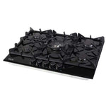 DRIJA ESTUFA Empotrable | 76CM A GAS | VITRO 5 QUEMADORES | VALVULAS DE SEGURIDAD | PERILLAS DE ACERO | PARRILLA DE HIERRO COLADO | ENCENDIDO ELECTRICO | VOLTAJE 110V 240V