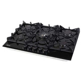 DRIJA ESTUFA Empotrable | 76CM A GAS | VITRO 5 QUEMADORES | VALVULAS DE SEGURIDAD | PERILLAS DE ACERO | PARRILLA DE HIERRO COLADO | ENCENDIDO ELECTRICO | VOLTAJE 110V 240V