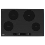 Estufa Empotrable DRIJA ALEMANIA 76 INDUCCION | 76 CM | Cubierta de Vitro inducción Alemana (SCHOTT CERAN ®) | 4 Hornillas de Cocción | Calentamiento por Electromagnetismo | 9 Niveles de temperatura | Negro