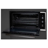 DRIJA | HORNO GAS 90 CM Empotrable| CAPACIDAD 105 LITROS | ACERO 304 | MULTIFUNCIONAL CON 5 MET DE CALENTAMIENTO | CONTROL MECANICO | ENCENDIDO ELÉCT | NEGRO