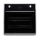 DRIJA | HORNO GAS | GRILL 60 CM | CAP 72 LITROS | ACERO MULTIFUNCIONAL CON 4 FUNCIONES DE CAL | CONTROL ELECTRÓNICO Y MECÁNICO | TEMPORIZADOR | NEGRO