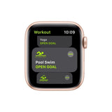 Apple Watch SE GPS 44mm Gold Aluminum Case with Pink Sand Sport Band