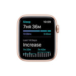 Apple Watch SE GPS 44mm Gold Aluminum Case with Pink Sand Sport Band