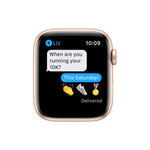 Apple Watch SE GPS 44mm Gold Aluminum Case with Pink Sand Sport Band