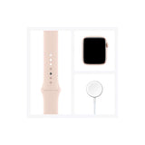 Apple Watch SE GPS 44mm Gold Aluminum Case with Pink Sand Sport Band