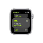 Apple Watch | SE GPS | 44mm | Aluminum Case with White Sport Band | Plata