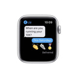 Apple Watch | SE GPS | 44mm | Aluminum Case with White Sport Band | Plata