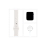 Apple Watch | SE GPS | 44mm | Aluminum Case with White Sport Band | Plata