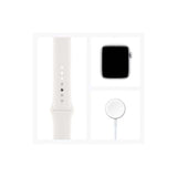 Apple Watch | SE GPS | 44mm | Aluminum Case with White Sport Band | Plata