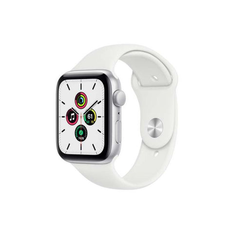 Apple Watch | SE GPS | 44mm | Aluminum Case with White Sport Band | Plata