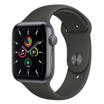 Apple Watch SE GPS 44mm Space Gray Aluminum Case with Black Sport Band