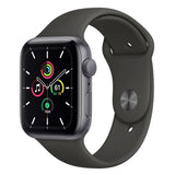 Apple Watch SE GPS 44mm Space Gray Aluminum Case with Black Sport Band