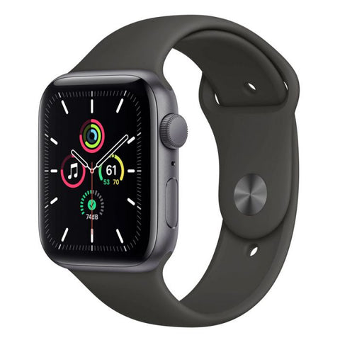 Apple Watch SE GPS 44mm Space Gray Aluminum Case with Black Sport Band