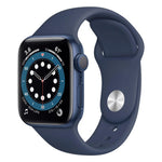 Apple Watch S6 GPS 40mm Blue Aluminum Case with Deep Navy Sport Band