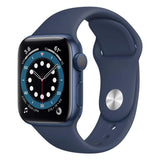 Apple Watch S6 GPS 40mm Blue Aluminum Case with Deep Navy Sport Band