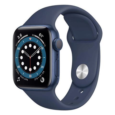 Apple Watch S6 GPS 40mm Blue Aluminum Case with Deep Navy Sport Band