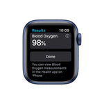 Apple Watch S6 GPS 40mm Blue Aluminum Case with Deep Navy Sport Band
