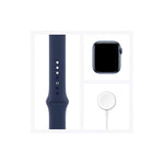 Apple Watch S6 GPS 40mm Blue Aluminum Case with Deep Navy Sport Band