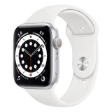 Apple Watch S6 GPS 40mm Silver Aluminum Case with White Sport Band
