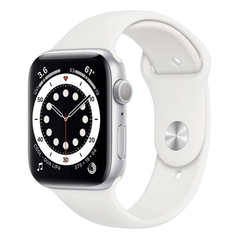 Apple Watch S6 GPS 40mm Silver Aluminum Case with White Sport Band