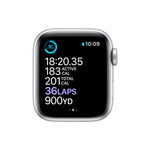 Apple Watch S6 GPS 40mm Silver Aluminum Case with White Sport Band