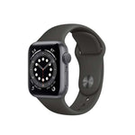 Apple Watch | S6 GPS | 40mm | Aluminum Case with Black Sport Band | Gris espacial