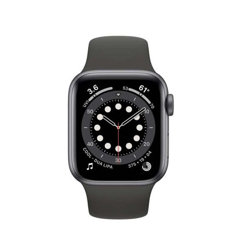 Apple Watch | S6 GPS | 40mm | Aluminum Case with Black Sport Band | Gris espacial