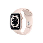 Apple Watch S6 | GPS | 44mm | Oro Aluminum Case with Rosado Sand Sport Band | Rosado
