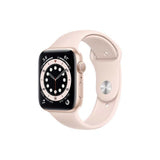 Apple Watch S6 | GPS | 44mm | Oro Aluminum Case with Rosado Sand Sport Band | Rosado