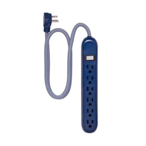Jasco Regleta GE Con 6TOMAS Con Proteccion de voltaje 450 JOULES Cable 3ft
