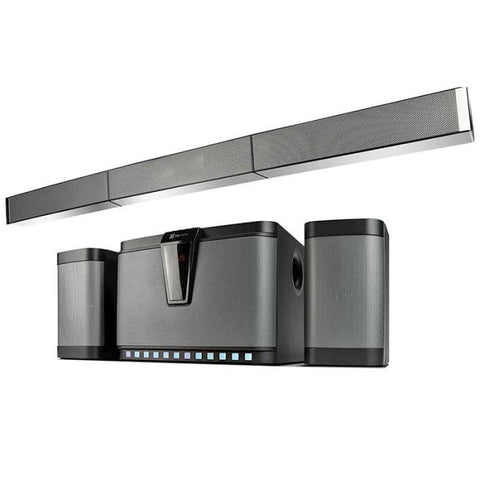 Klip Xtreme | Barra de sonido| 5.1 Canales Zaffire | Gris
