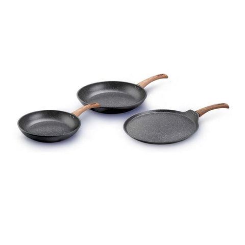 juego de sartenes 3 pzas negro