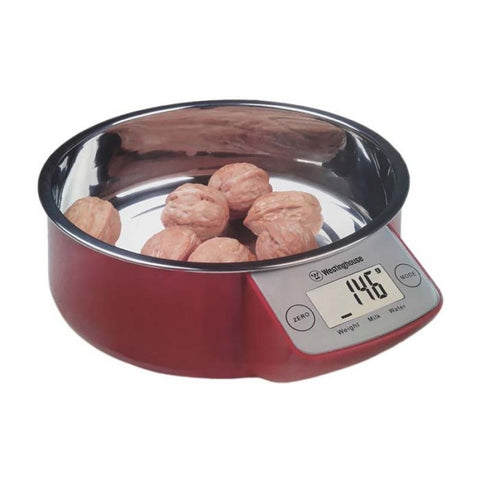 Westinghouse Báscula de Cocina Electrónica | Rojo
