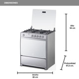 INDURAMA | 30000686 | COCINA TURIN | QUARZO CROMA | TIPO A S01 | Plata