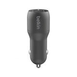Belkin Boost Charge | Dual USB a Car Charger 24w | Negro
