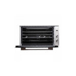 Horno Electrico | 220v 105 litros | acero controlmec y reloj digital | 2 quemadores | 2 rejillas | 1 bandeja | temperatura 250 | Negro