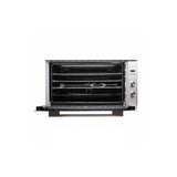 Horno Electrico | 220v 105 litros | acero controlmec y reloj digital | 2 quemadores | 2 rejillas | 1 bandeja | temperatura 250 | Negro