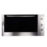 Horno Electrico | 220v 105 litros | acero controlmec y reloj digital | 2 quemadores | 2 rejillas | 1 bandeja | temperatura 250 | Negro