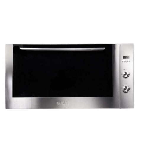 Horno Electrico | 220v 105 litros | acero controlmec y reloj digital | 2 quemadores | 2 rejillas | 1 bandeja | temperatura 250 | Negro