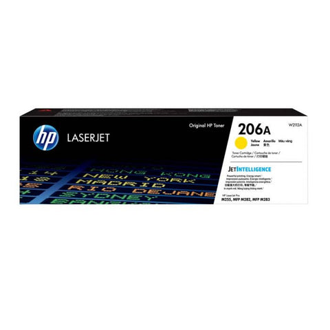 HP | Tóner 206A | Laserjet Original (W2112A) | Amarillo