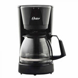 OSTER | CAFETERA | 5 TAZAS | JARRA DE VIDRIO | NEGRO