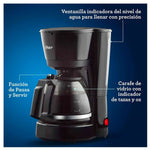 OSTER | CAFETERA | 5 TAZAS | JARRA DE VIDRIO | NEGRO