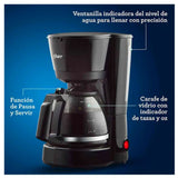 OSTER | CAFETERA | 5 TAZAS | JARRA DE VIDRIO | NEGRO
