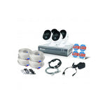 SWANN | KIT DE 4 CAMARAS | FULL HD CON LUZ | VISION NOCTURNA HASTA 30M | DISCO DURO DE RESPALDO DE 1 TB DETECCION DE | CALOR Y MOVIMIENTO | Gris / Blanco