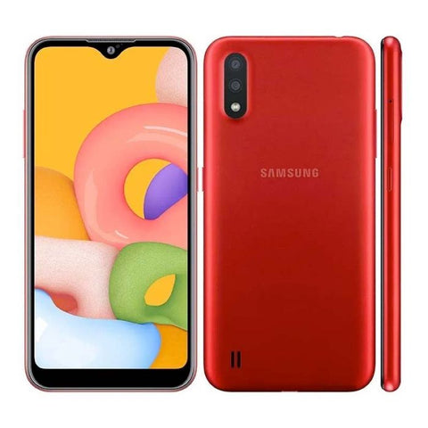 Samsung A01 | One UI 2 Octa Core 4X1 95 4X1 45GHZ | 2GB RAM | 16GB | CAM 13 2MP 5MP FHD | Pantalla 5.7¨| BAT 3000mAh | Android 10.0 | Rojo