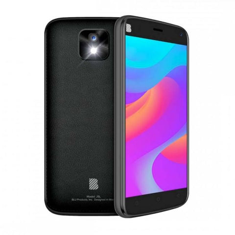 BLU J5L | Quad Core 1.4ghz | 1GB RAM | 32GB EXP | Cam 8mp 8mp | Pantalla curva 5¨ | BAT 2200mAh | Android D 10 | NEGRO