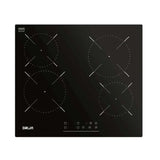 DRIJA ESTUFA 60 CM | DE INDUCCI N 4 QUEMADORES | BISELADO ANTI RAYAS | COLOR NEGRO