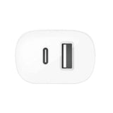 WALL CHARGER 30W USB C PD USB A | BLANCO