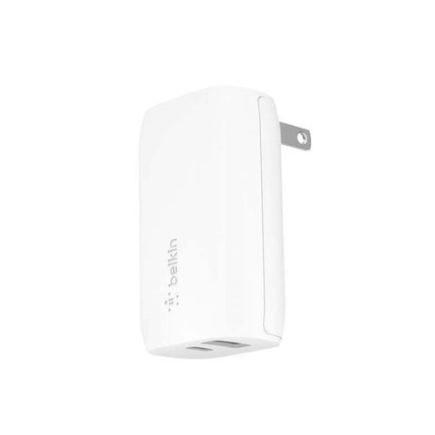 WALL CHARGER 30W USB C PD USB A | BLANCO